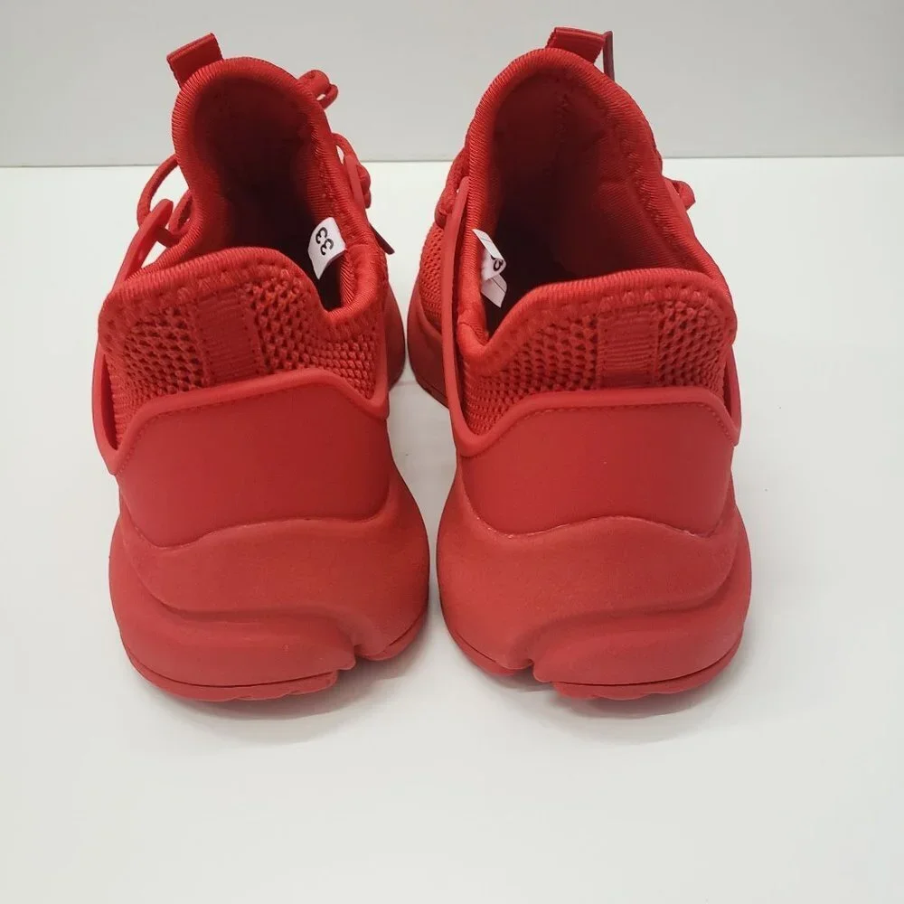 Troadlop Kids Sneaker Running Shoe in Red - Size CN 33 (US‎ 1.5)